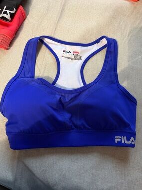 FILA Royal Blue Racerback Sports Bra